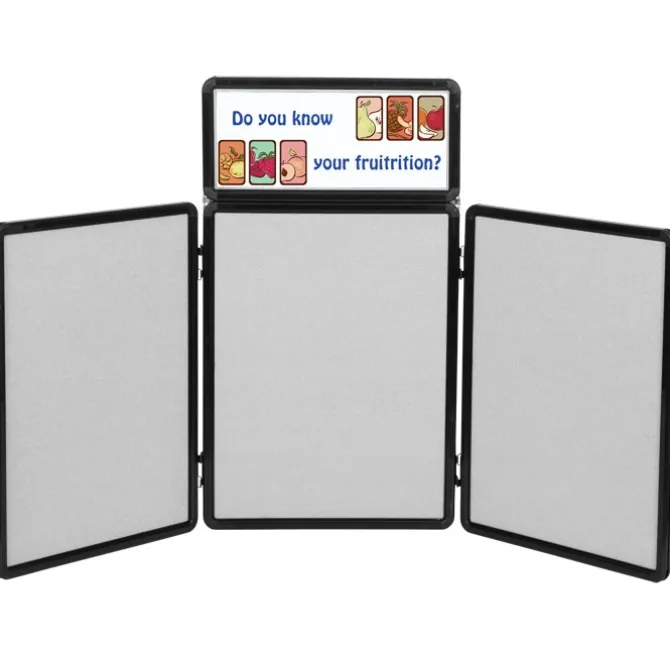 Show N Write Tabletop Display - 4 feet - Header
