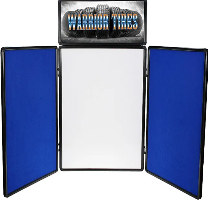 Show N Write Tabletop Display - 6 feet - Header