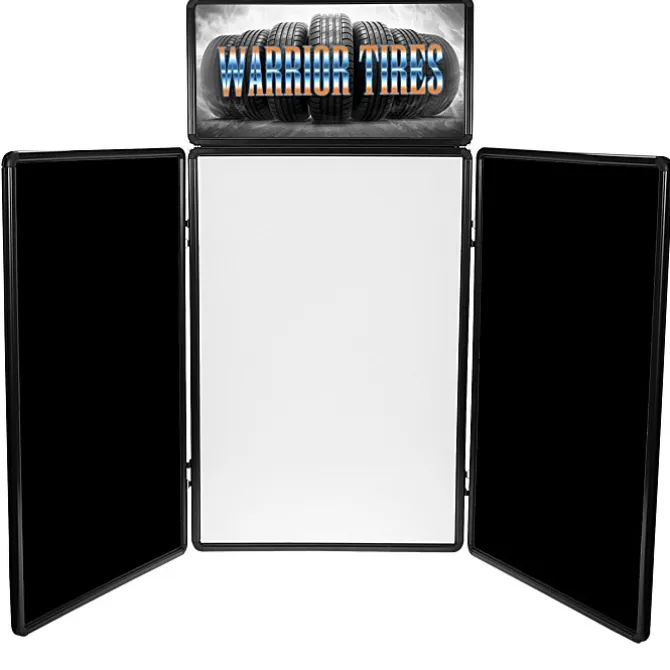 Show N Write Tabletop Display - 6 feet - Header