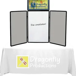 Show N Write Tabletop Display Kit - 6 feet - Header