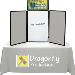 Show N Write Tabletop Display Kit - 6 feet - Header