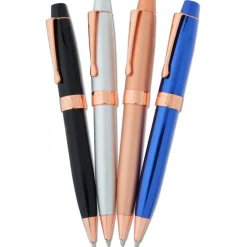 Showstopper Twist Metal Pen - Rose Gold - Laser Engraved - 24 hr