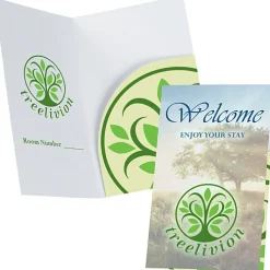 Side Fold Key Card Holder - 4 1/2 inches x 2 3/4 inches