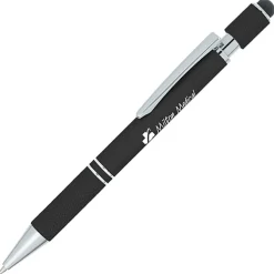 Siena Soft Touch Stylus Metal Spinner Pen