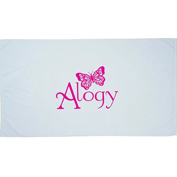 Signature Ultraweight Beach Towel- White