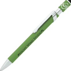 Simple Spinner Soft Touch Stylus Gel Metal Pen