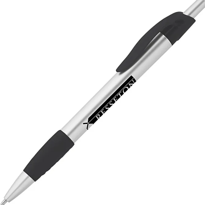 Simplistic Grip Pen - Silver