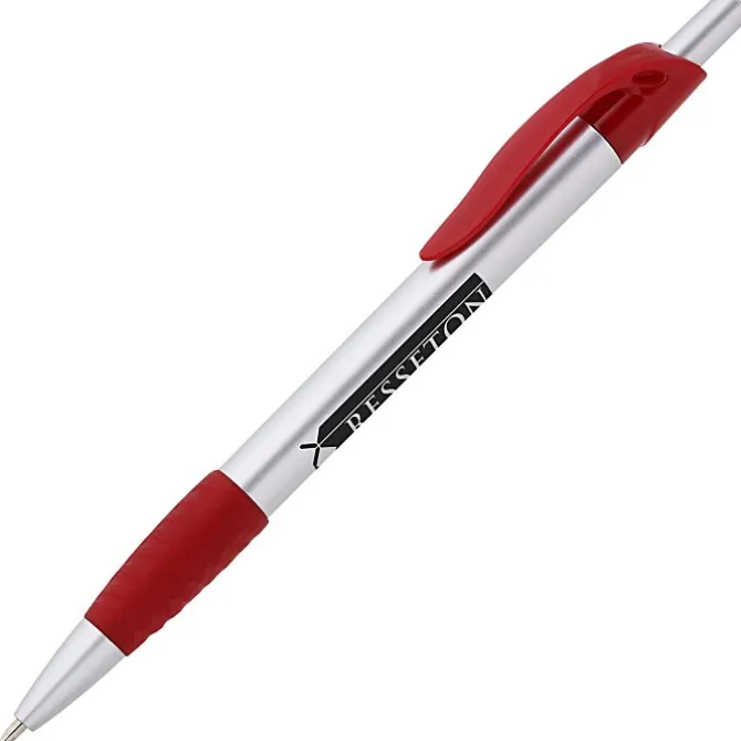 Simplistic Grip Pen - Silver