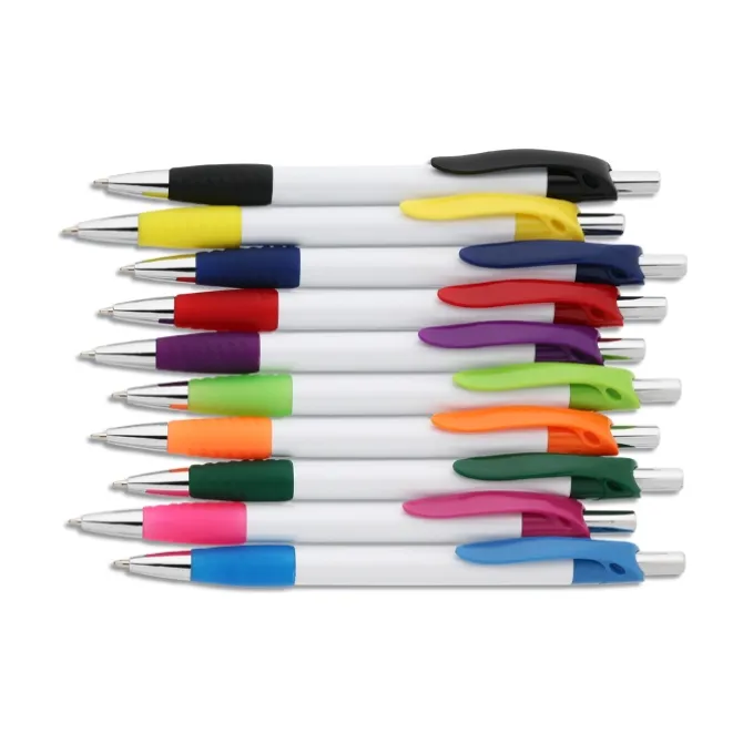 Simplistic Grip Pen - White