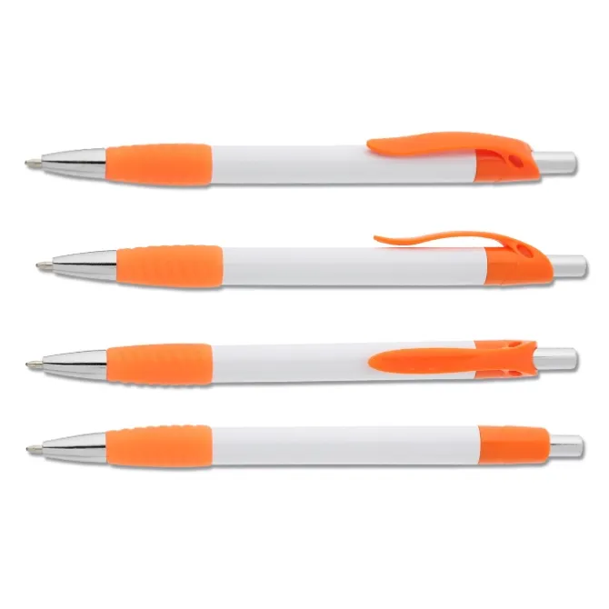 Simplistic Grip Pen - White
