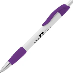 Simplistic Grip Pen - White - 24 hr