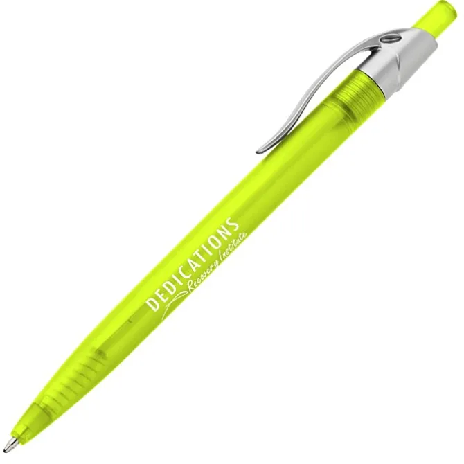 Simplistic Pen - Translucent - Silver - 24 hr