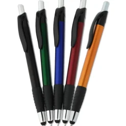Simplistic Stylus Grip Pen - Metallic