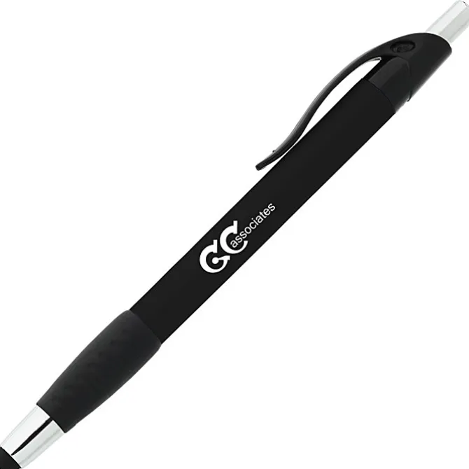 Simplistic Stylus Grip Pen - Metallic - 24 hr