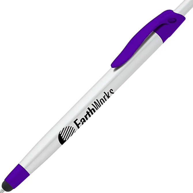 Simplistic Stylus Pen - Silver - Metallic - 24 hr