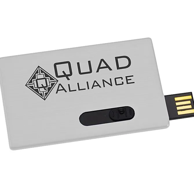 Slide Card Micro USB Drive - 4GB