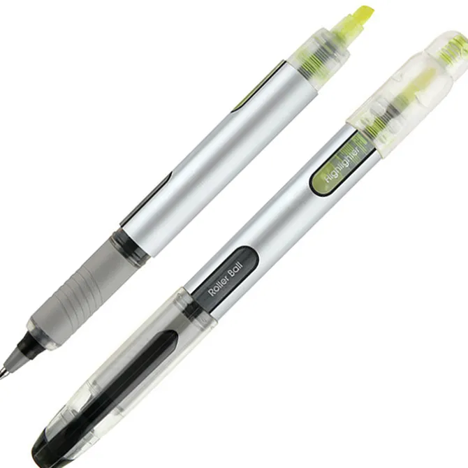 Slim Roller/Highlighter Combo Pen