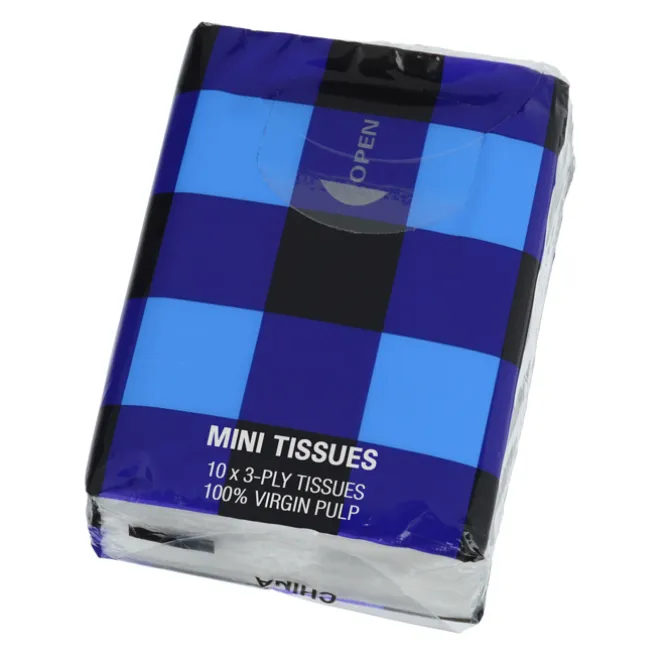 Small Tissue Packet - Plaid