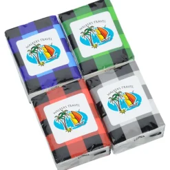 Small Tissue Packet - Plaid - 24 hr