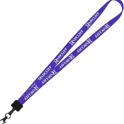 Smooth Nylon Lanyard - 3/4 inches - 36 inches - Metal Lobster Claw
