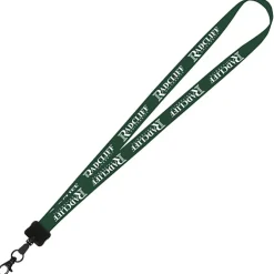 Smooth Nylon Lanyard - 3/4 inches - 32 inches - Metal Lobster Claw