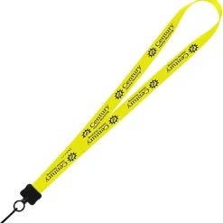 Smooth Nylon Lanyard - 3/4 inches - 36 inches - Metal Swivel Snap Hook