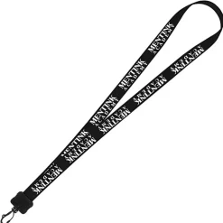 Smooth Nylon Lanyard - 3/4 inches - 32 inches - Plastic Swivel Snap Hook