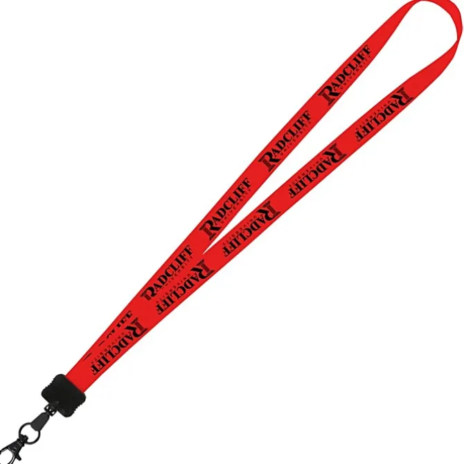 Smooth Nylon Lanyard - 3/4 inches - 32 inches - Metal Lobster Claw - 24 hr