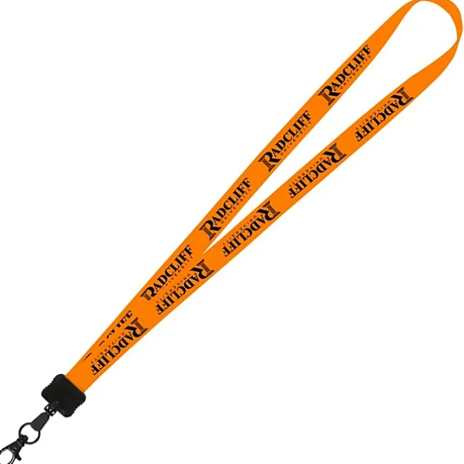 Smooth Nylon Lanyard - 3/4 inches - 32 inches - Metal Lobster Claw - 24 hr