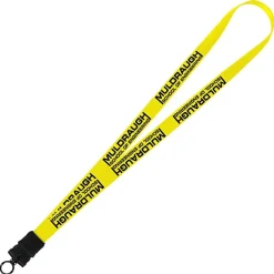Smooth Nylon Lanyard - 3/4 inches - 36 inches - Snap Buckle Release