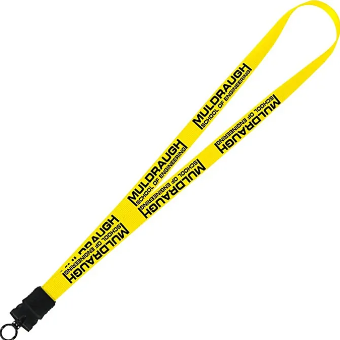Smooth Nylon Lanyard - 3/4 inches - 32 inches - Snap Buckle Release - 24 hr
