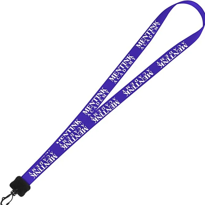 Smooth Nylon Lanyard - 3/4 inches - 36 inches - Plastic Swivel Snap Hook - 24 hr