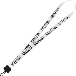 Smooth Nylon Lanyard - 3/4 inches - 36 inches - Plastic Swivel Snap Hook - 24 hr