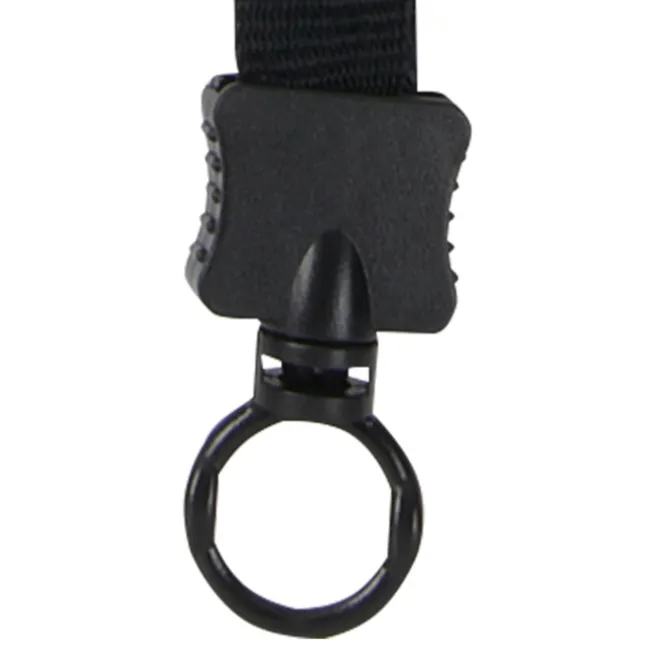 Smooth Nylon Lanyard - 3/4 inches - 32 inches - Plastic O-Ring