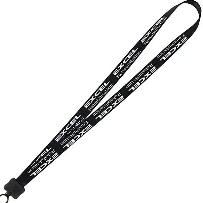 Smooth Nylon Lanyard - 3/4 inches - 32 inches - Plastic O-Ring
