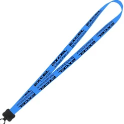 Smooth Nylon Lanyard - 3/4 inches - 32 inches - Plastic O-Ring