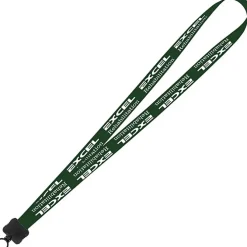 Smooth Nylon Lanyard - 3/4 inches - 34 inches - Plastic O-Ring - 24 hr