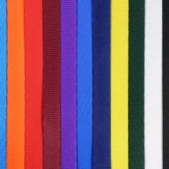 Smooth Nylon Lanyard - 3/4 inches - 34 inches - Plastic O-Ring - 24 hr