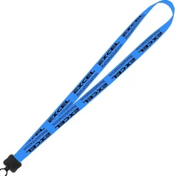 Smooth Nylon Lanyard - 3/4 inches - 36 inches - Plastic O-Ring