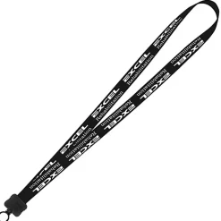 Smooth Nylon Lanyard - 3/4 inches - 36 inches - Plastic O-Ring