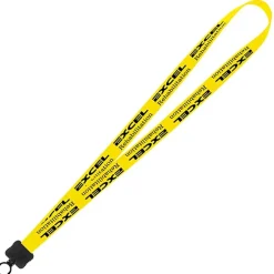 Smooth Nylon Lanyard - 3/4 inches - 32 inches - Plastic O-Ring - 24 hr