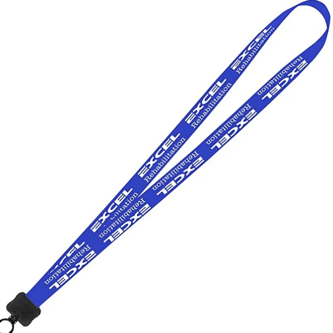 Smooth Nylon Lanyard - 3/4 inches - 36 inches - Plastic O-Ring - 24 hr