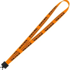Smooth Nylon Lanyard - 3/4 inches - 36 inches - Plastic O-Ring - 24 hr