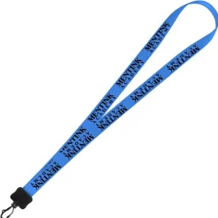 Smooth Nylon Lanyard - 3/4 inches - 34 inches - Plastic Swivel Snap Hook - 24 hr