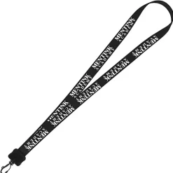 Smooth Nylon Lanyard - 3/4 inches - 34 inches - Plastic Swivel Snap Hook - 24 hr
