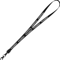 Smooth Nylon Lanyard - 1/2 inch - 36 inches - Metal Lobster Claw