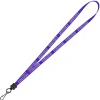 Smooth Nylon Lanyard - 1/2 inch - 36 inches - Metal Swivel Snap Hook
