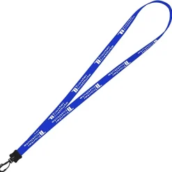 Smooth Nylon Lanyard - 1/2 inch - 36 inches - Plastic Swivel Snap Hook