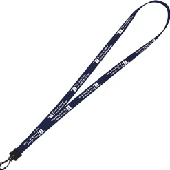 Smooth Nylon Lanyard - 1/2 inch - 36 inches - Plastic Swivel Snap Hook