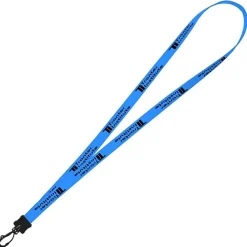 Smooth Nylon Lanyard - 1/2 inch - 36 inches - Plastic Swivel Snap Hook